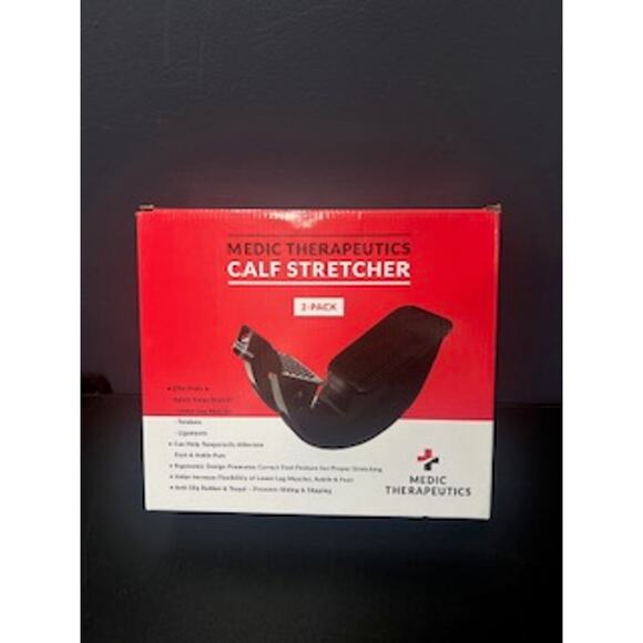 NEW- Medic Therapeutics Calf Stretcher. Set of 2 Calf & Heel Stretchers - Picture 1 of 2